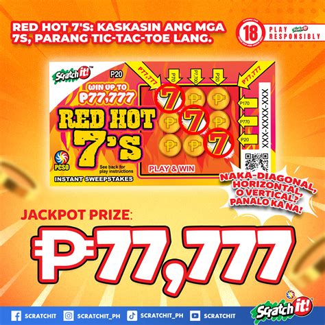 Napakadaling laruin ng Scratchit Red Hot 7s. Para ka lang.